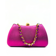 Carica l'immagine nel visualizzatore di Gallery, Pochette Glam con Catena Gioiello e Pietre Colorate Lady Diva