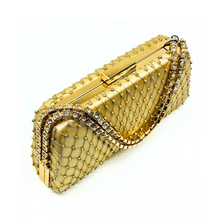 Carica l'immagine nel visualizzatore di Gallery, Pochette Elegante con Strass e Catena Gioiello Lady Diva