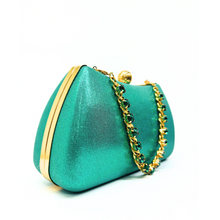 Carica l'immagine nel visualizzatore di Gallery, Pochette Glam con Catena Gioiello e Pietre Colorate Lady Diva