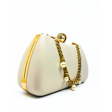 Carica l'immagine nel visualizzatore di Gallery, Pochette Elegante con Perle e Catena Dorata Lady Diva