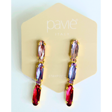 Carica l'immagine nel visualizzatore di Gallery, Orecchini pendenti Paviè