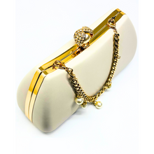 Carica l'immagine nel visualizzatore di Gallery, Pochette Elegante con Perle e Catena Dorata Lady Diva