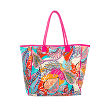 Carica l'immagine nel visualizzatore di Gallery, Borsa Mare Ayfee Tropicale Multicolor in Cotone