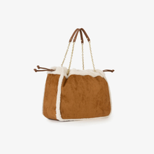 Carica l'immagine nel visualizzatore di Gallery, Borsa Donna Mario Valentino Effetto Teddy con Catena Dorata