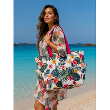Carica l'immagine nel visualizzatore di Gallery, Borsa Mare Ayfee Tropicale Fantasia Floreale Multicolor