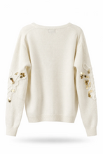 Carica l'immagine nel visualizzatore di Gallery, Cardigan Donna Ayfee con Maxi Paillettes