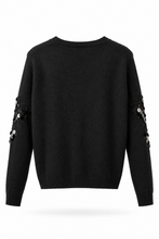 Carica l'immagine nel visualizzatore di Gallery, Cardigan Donna Ayfee con Maxi Paillettes