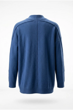 Carica l'immagine nel visualizzatore di Gallery, Cardigan Donna Celye Blu Royal