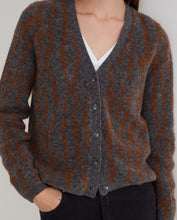 Carica l'immagine nel visualizzatore di Gallery, Cardigan Donna Yerse Jacquard Animalier
