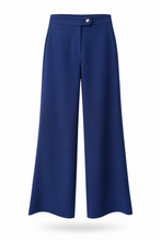 Carica l'immagine nel visualizzatore di Gallery, Pantaloni Donna Celye Palazzo Blu con Bustino