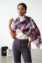 Carica l'immagine nel visualizzatore di Gallery, Stola Ayfee Camouflage Multicolor con Glitter