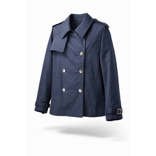 Carica l'immagine nel visualizzatore di Gallery, Trench Corto Donna Doppio Petto Ayfee