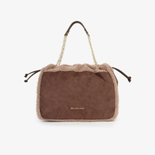 Carica l'immagine nel visualizzatore di Gallery, Borsa Donna Mario Valentino Effetto Teddy con Catena Dorata
