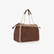 Carica l'immagine nel visualizzatore di Gallery, Borsa Donna Mario Valentino Effetto Teddy con Catena Dorata
