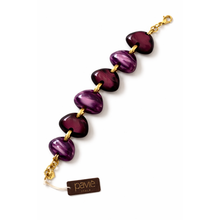 Carica l'immagine nel visualizzatore di Gallery, Bracciale Donna Paviè Viola in Resina
