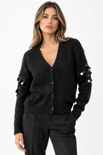 Carica l'immagine nel visualizzatore di Gallery, Cardigan Donna Ayfee con Maxi Paillettes
