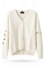 Carica l'immagine nel visualizzatore di Gallery, Cardigan Donna Ayfee con Maxi Paillettes
