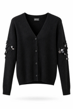 Carica l'immagine nel visualizzatore di Gallery, Cardigan Donna Ayfee con Maxi Paillettes
