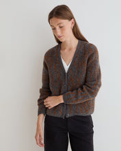 Carica l'immagine nel visualizzatore di Gallery, Cardigan Donna Yerse Jacquard Animalier
