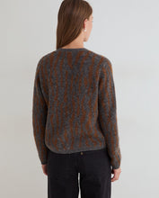 Carica l'immagine nel visualizzatore di Gallery, Cardigan Donna Yerse Jacquard Animalier
