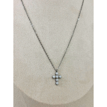Carica l&#39;immagine nel visualizzatore di Gallery, Collana 6TU con Croce di Perline
