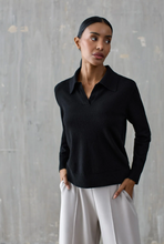 Carica l'immagine nel visualizzatore di Gallery, Maglia Polo Donna Iconique a Manica Lunga
