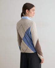 Carica l'immagine nel visualizzatore di Gallery, Maglione Donna Yerse Con Rombi
