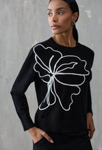 Carica l'immagine nel visualizzatore di Gallery, Maglione Donna Iconique con Ricamo Floreale
