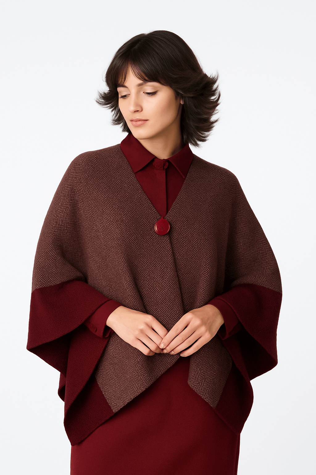 Mantella in maglia Alessandra Cruciani
