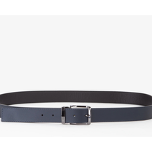Carica l'immagine nel visualizzatore di Gallery, Cintura Uomo Reversibile Pelle Blu/Nero Mario Valentino
