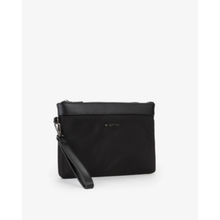 Carica l'immagine nel visualizzatore di Gallery, Pochette Uomo Mario Valentino Nera in Pelle e Tessuto
