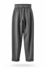 Carica l'immagine nel visualizzatore di Gallery, Pantaloni Donna Celye Grigi Gessati con Cintura
