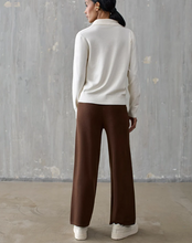 Carica l'immagine nel visualizzatore di Gallery, Pantaloni a Zampa in Maglia Iconique
