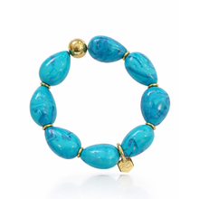 Carica l'immagine nel visualizzatore di Gallery, Bracciale Paviè con Perle Lucide e Dettagli Oro
