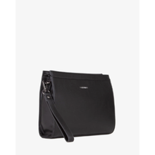 Carica l'immagine nel visualizzatore di Gallery, Pochette Valentino Uomo Nera con Zip e Manico da Polso
