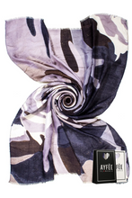 Carica l'immagine nel visualizzatore di Gallery, Stola Ayfee Camouflage Multicolor con Glitter
