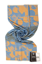 Carica l'immagine nel visualizzatore di Gallery, Stola Ayfee Jacquard Motivi Geometrico-Floreali in Viscosa
