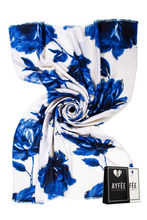 Carica l'immagine nel visualizzatore di Gallery, Stola Ayfee Stampa Luxury Flower con Glitter
