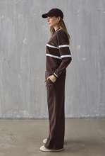 Carica l'immagine nel visualizzatore di Gallery, Coordinato Donna Iconique con Felpa Polo e Pantalone Palazzo
